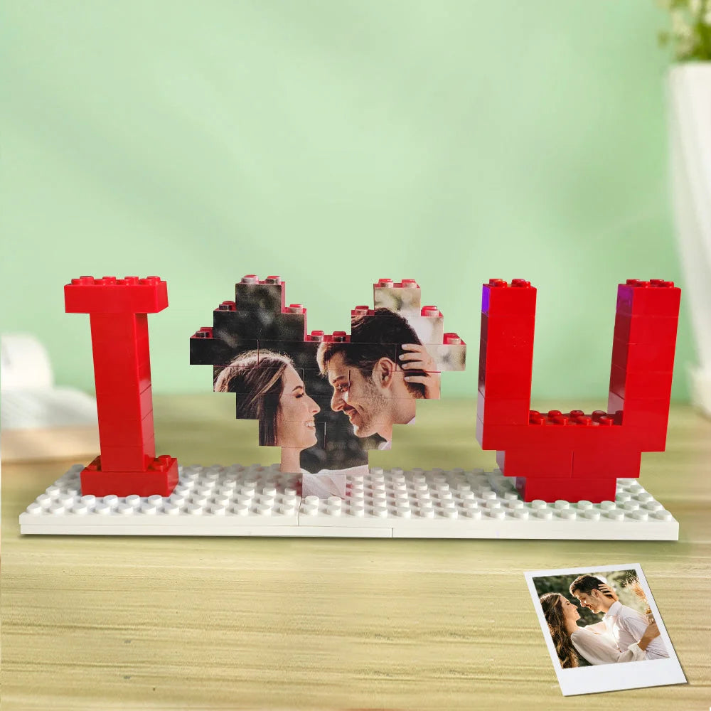 50% RABATT⭐️Personalisierte Ziegelpuzzle-Fotoblockgeschenke für Verliebte