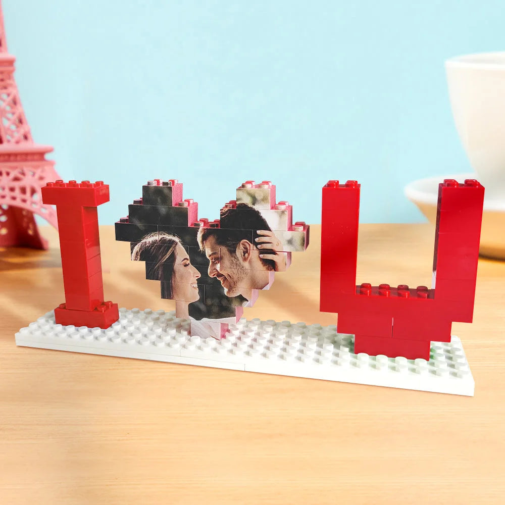 50% RABATT⭐️Personalisierte Ziegelpuzzle-Fotoblockgeschenke für Verliebte