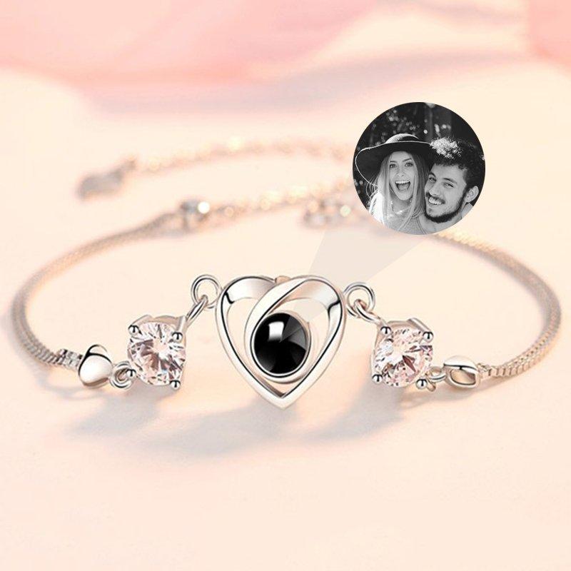 LiebeGaben™ personalisierte Foto-Halskette/Armband/Schlüsselanhänger