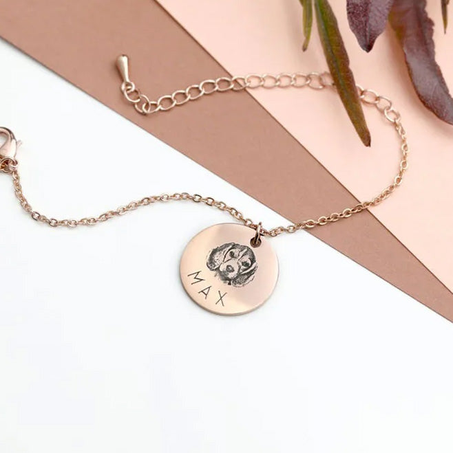 Liebegaben-Personalisierter Haustierfoto-Schmuck