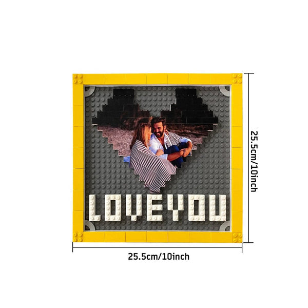 50% RABATT⭐️Personalisierte Ziegelpuzzle-Fotoblockgeschenke für Verliebte
