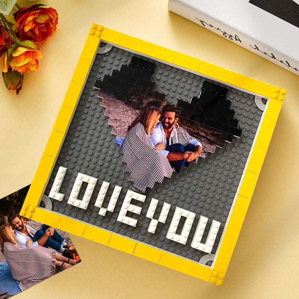 50% RABATT⭐️Personalisierte Ziegelpuzzle-Fotoblockgeschenke für Verliebte