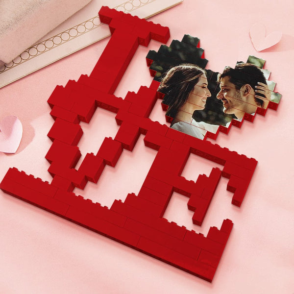 50% RABATT⭐️Personalisierte Ziegelpuzzle-Fotoblockgeschenke für Verliebte