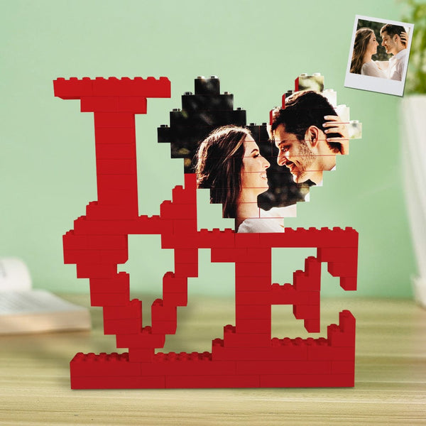 50% RABATT⭐️Personalisierte Ziegelpuzzle-Fotoblockgeschenke für Verliebte