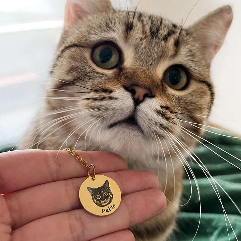 Liebegaben-Personalisierter Haustierfoto-Schmuck