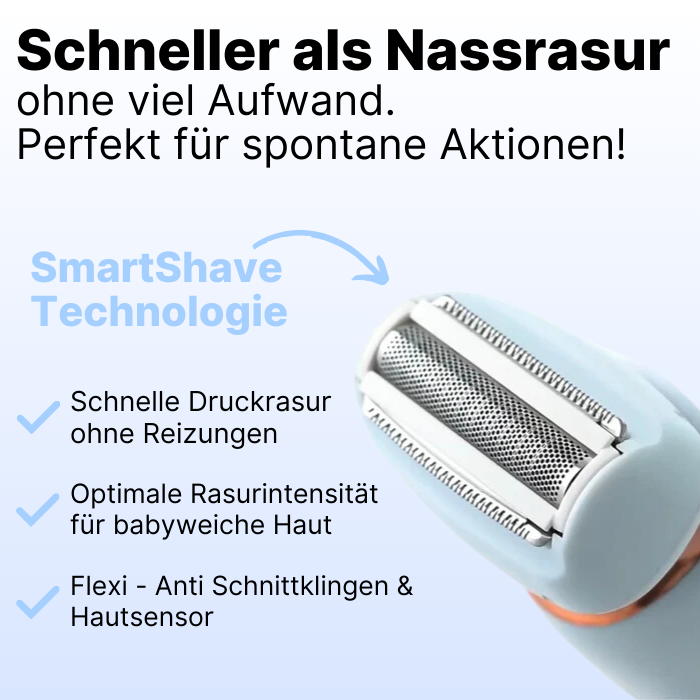 LiebeGaben™ Pro - Nanorasierer für seidig glatte Haut in Sekunden