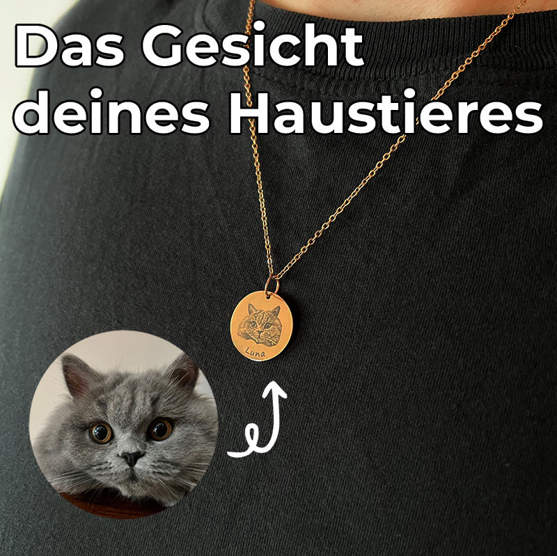 Liebegaben-Personalisierter Haustierfoto-Schmuck