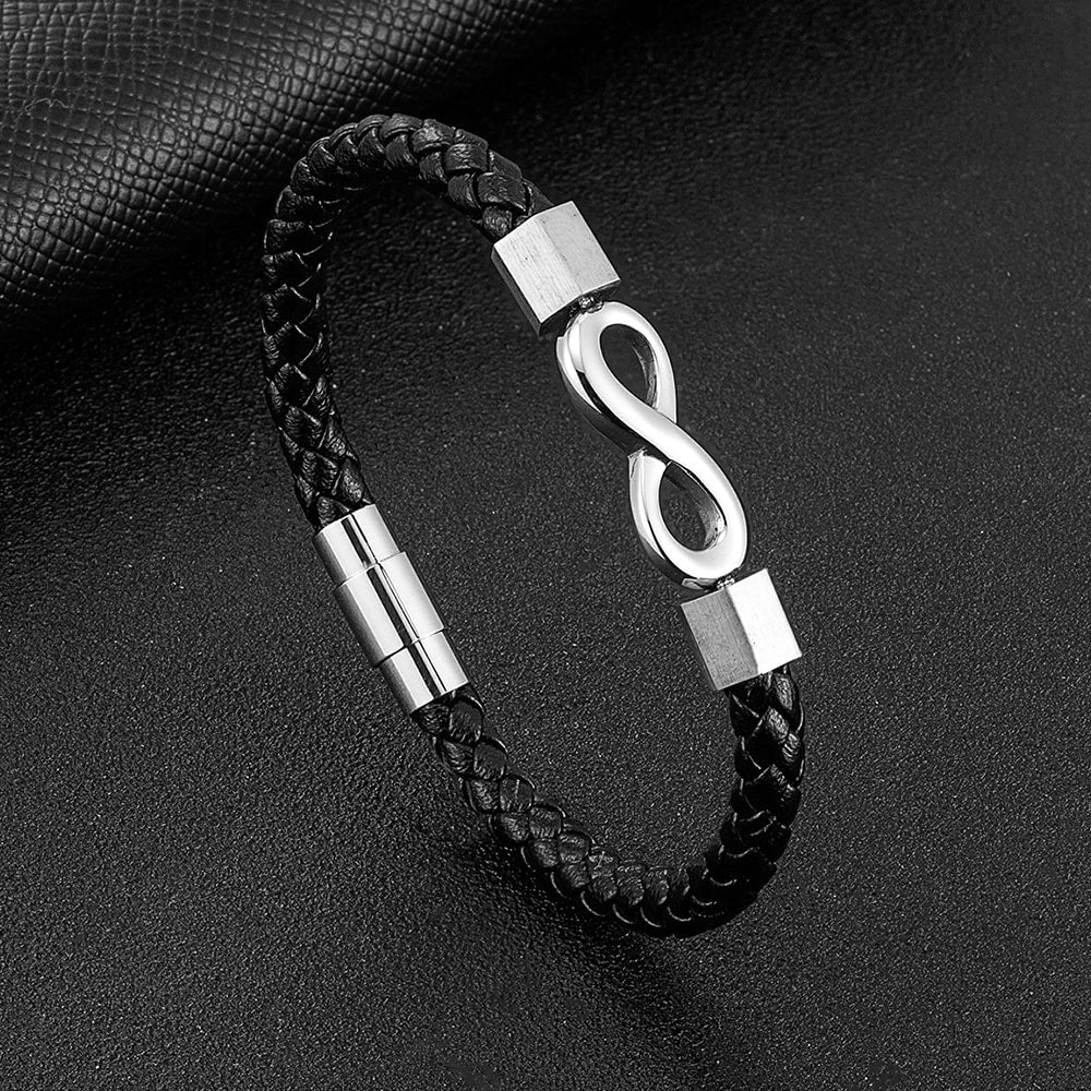 "An meinen Mann" - Personalisiertes Unendlichkeits-Armband