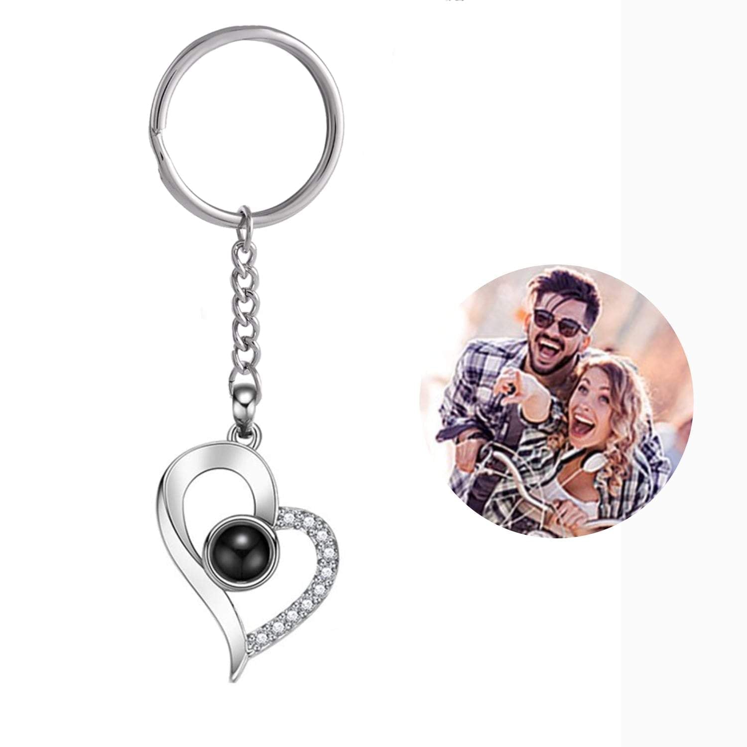 LiebeGaben™ personalisierte Foto-Halskette/Armband/Schlüsselanhänger