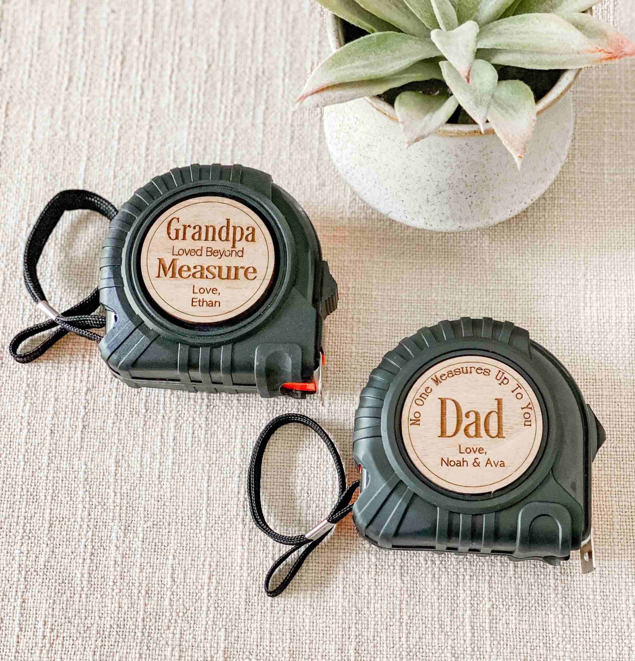 Personalisiertes Maßband-Hammer-Set – bestes Geschenk zum Vatertag