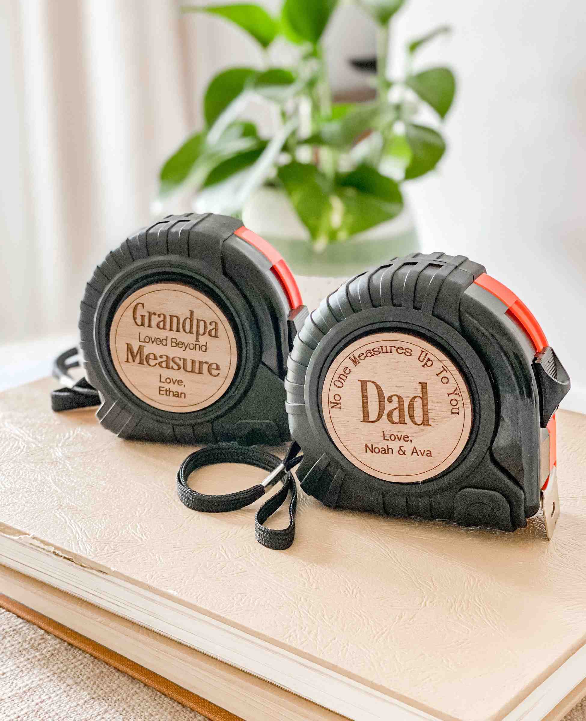 Personalisiertes Maßband-Hammer-Set – bestes Geschenk zum Vatertag